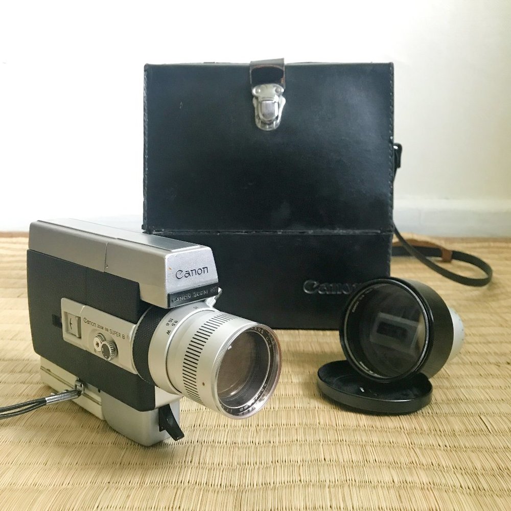 Canon Zoom 518 Super 8 Movie Camera w/ Case